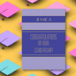 Stipendiatengratulationskarte Karte