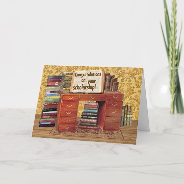Stipendium Glückwunsch Karte (Vorderseite)