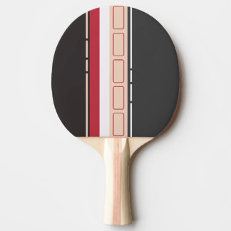 Stipes im fetten Retro-Stil Tischtennis Schläger