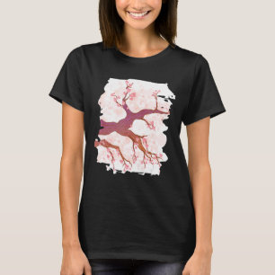 Stipes Sakura Japanisch Kirsche Blume Blossom Japa T-Shirt