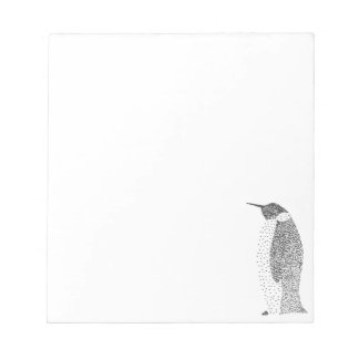 Stippled Penguin Notizblock