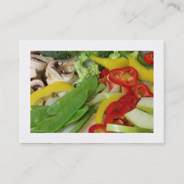 Stir-Fry 02 (grenzbar) Visitenkarte (Vorderseite)