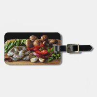 Stir Fry Luggage Tag
