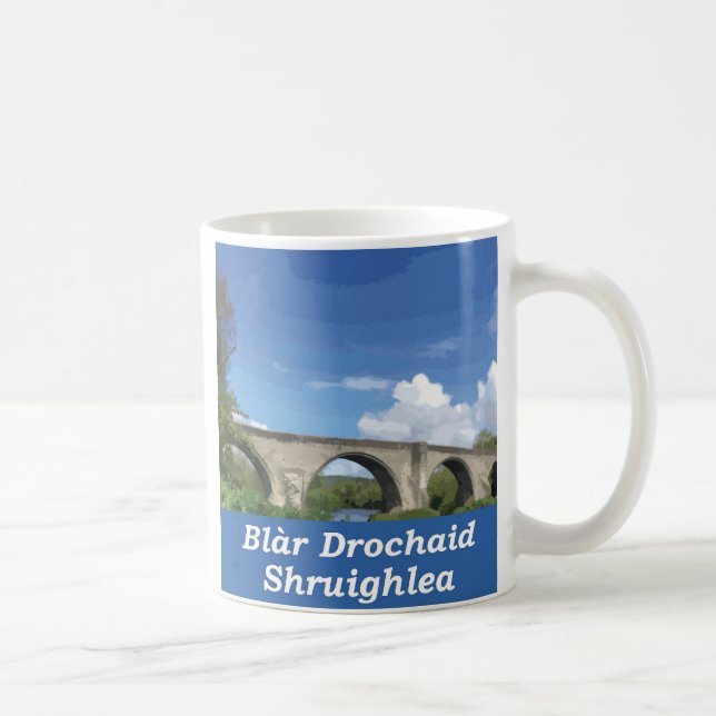 Stirling Bridge Scottish Gaelic (Gàidhlig) Kaffeetasse (Rechts)