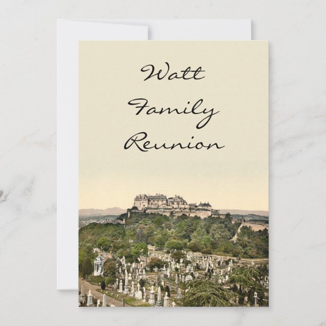 Stirling Castle, Stirling, Schottland Einladung (Vorderseite)