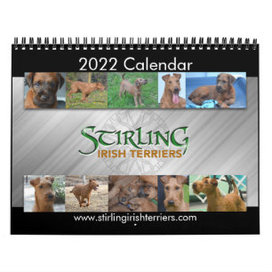 Stirling Irish Terriers 2022 Calendar Kalender