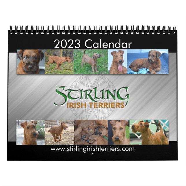 Stirling-Irish-Terriers-Kalender 2023 Kalender (Titelbild)