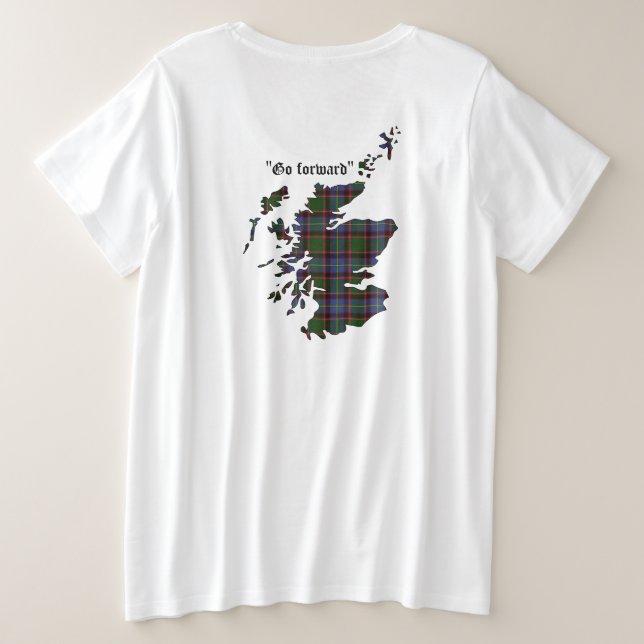 Stirling of Cadder Clan Women's Große Größe T-Shirt (Design Rückseite)