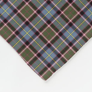 Stirling und Bannockburn Schottland BezirkTartan Fleecedecke