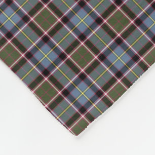 Stirling und Bannockburn Scotland District Tartan Fleecedecke