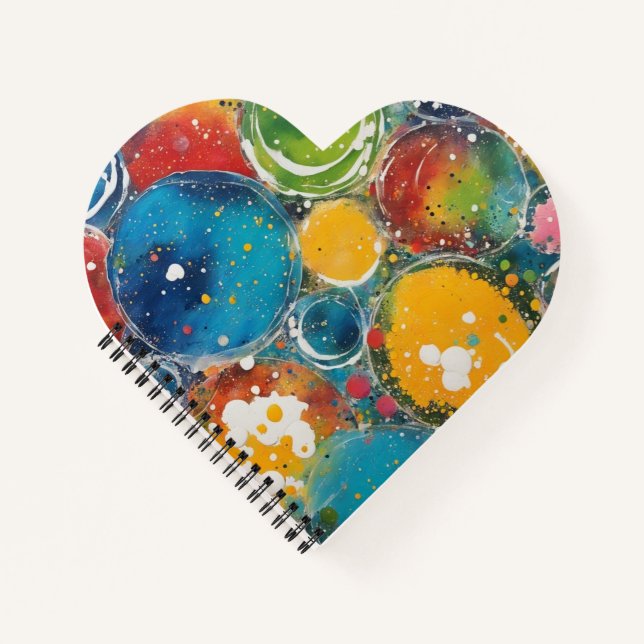 Stirred up colors  notizbuch (Vorderseite)