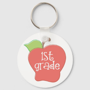 Stitch Apple 1. Klasse Schlüsselanhänger