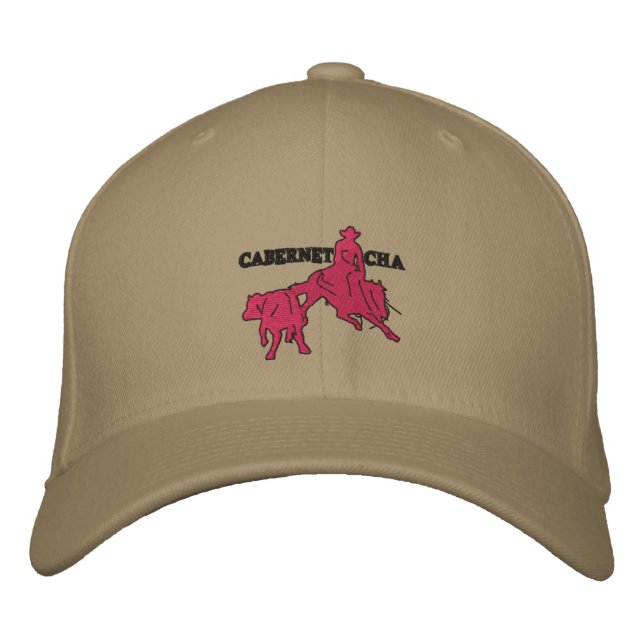 Stitch Cabernet CHA Kaki Casquette Rose (Devant)