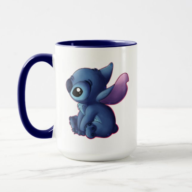 Stitch Coffee Mug (Gauche)