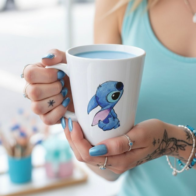 Stitch-Latte-Tasse Milchtasse (Von Creator hochgeladen)