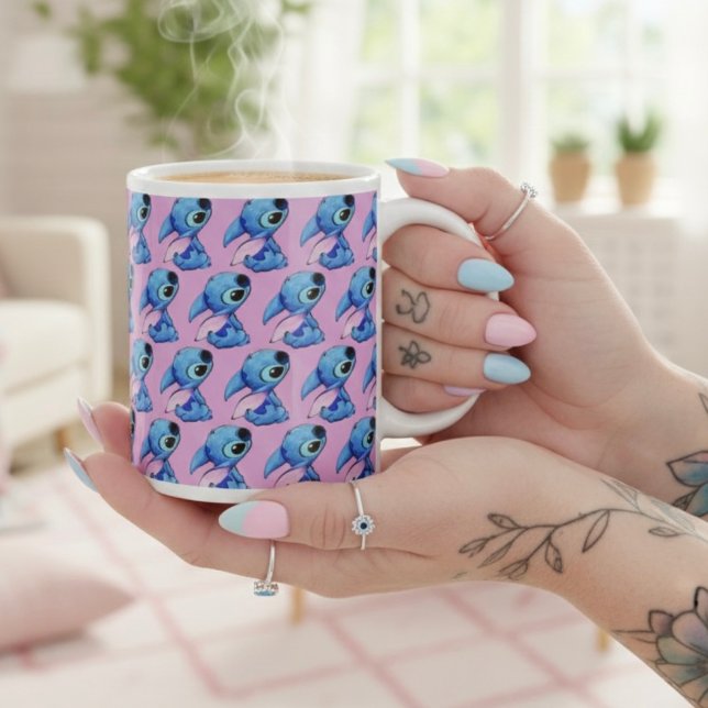 Stitch Riesen-Kaffeetasse Jumbo-Tasse (Von Creator hochgeladen)