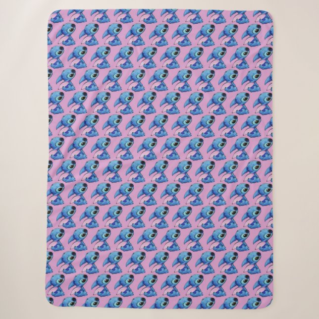 Stitch Sherpa Blanket Sherpadecke (Vorderseite)