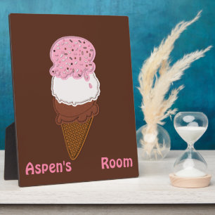 Stitched-Neapolitan-Ice-Cream-Cones-2-PLAQUE Fotoplatte