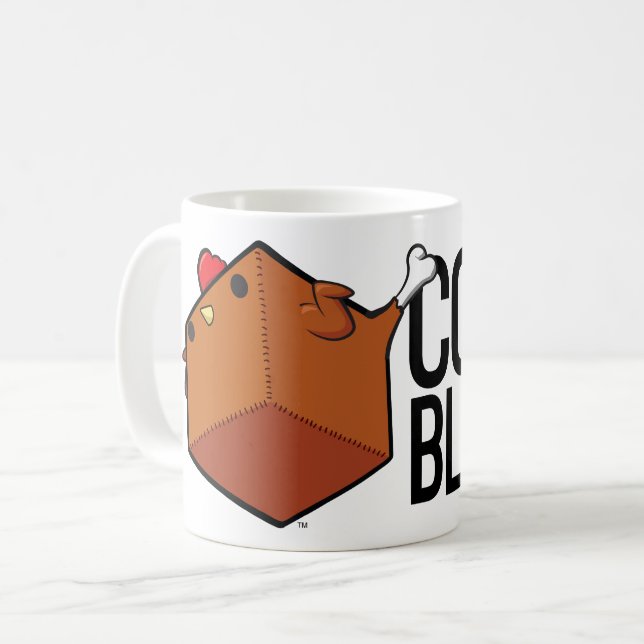 Stitchmind's Mighty Cockblock Fried Tasse (Vorderseite Links)