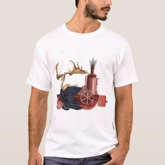 Stitchpunk Karibu t-Shirt-weiß T-Shirt
