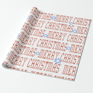 Stitchwork Chrismukkah Geschenkwrap Geschenkpapier