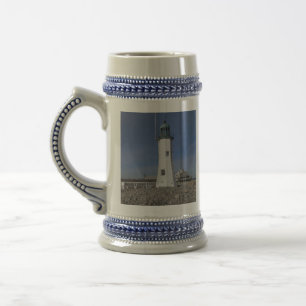 Stituate Leuchtturm Stein Bierglas