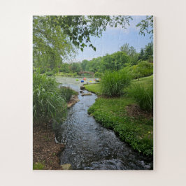 STL Botanischer Garten Bach Puzzle, 110 Stück