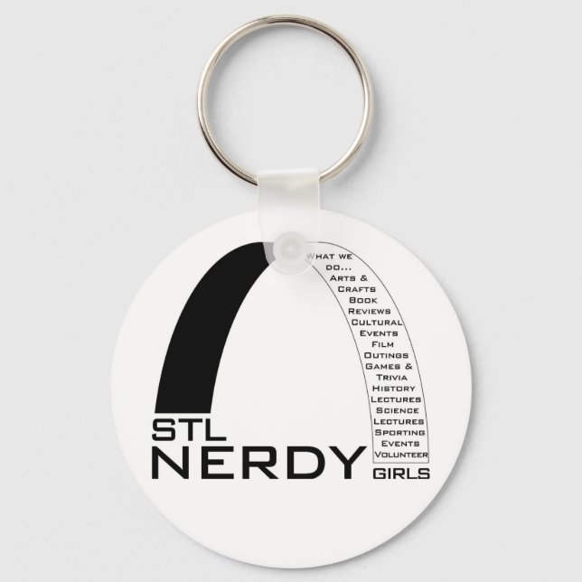 STL Nerdy Girls Schlüsselanhänger (Vorderseite)