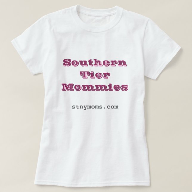 Stm-Shirt - lila Druck T-Shirt (Design vorne)