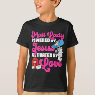 Stman Briefträger Jesus Glaube Christlich Mail Lad T-Shirt