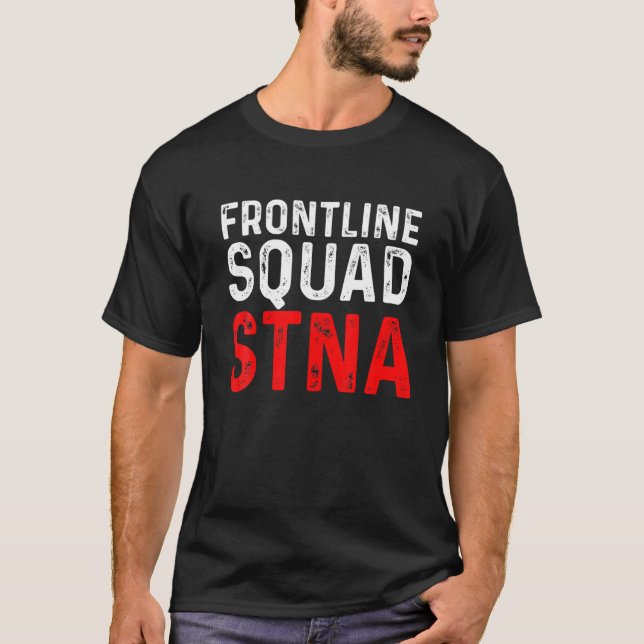 STNA-Staat Testhilfe für Krankenpflege T-Shirt (Vorderseite)