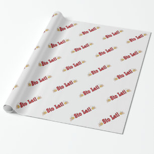 Sto Lat! Mit den Bier-Tassen Geschenkpapier