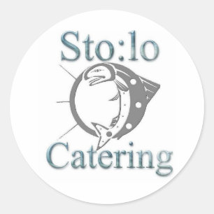 Sto: lo Catering-Aufkleber Runder Aufkleber