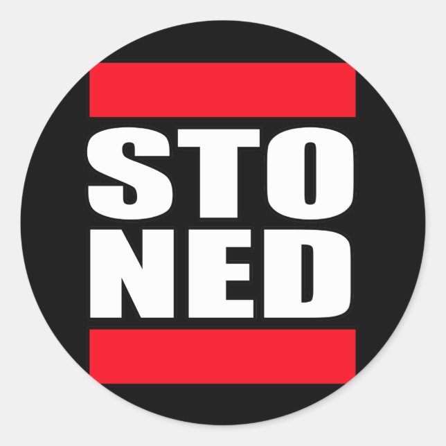 STO NED RUNDER AUFKLEBER (Vorderseite)