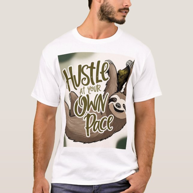 Stöbern Sie auf der Sloth-Grafik Ihres eigenen Pla T-Shirt (Vorderseite)