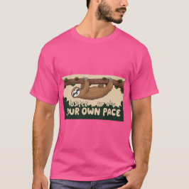 Stöbern Sie auf der Sloth-Grafik Ihres eigenen Pla T-Shirt