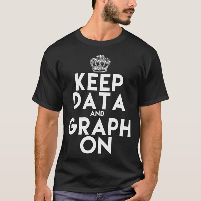Stochastische Statistik - Behalten Daten und Gr T-Shirt (Vorderseite)