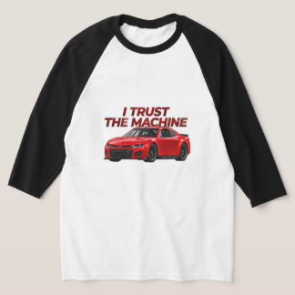 Stock Car Racing Raglan T-Shirt | Ich vertraue der