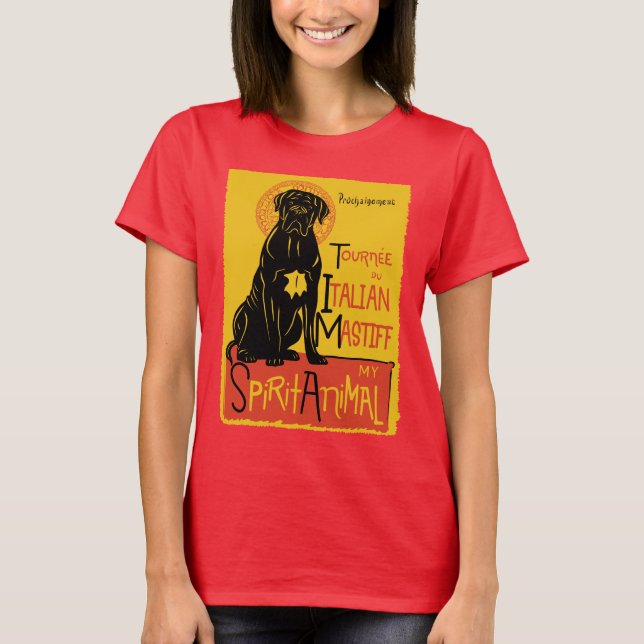 Stock Corso niedlicher Hund T-Shirt (Vorderseite)