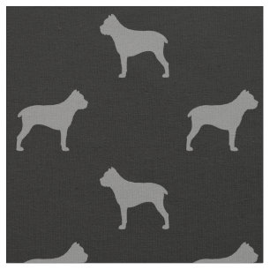 Stock Corso Silhouette-Muster Stoff