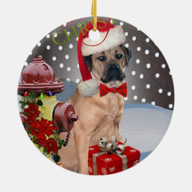 Stock Corso Weihnachtsverzierungen Keramikornament (Hinten)