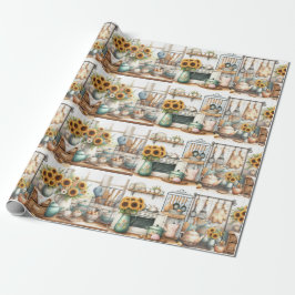 Stock das KüchenBrautparty Geschenkpapier