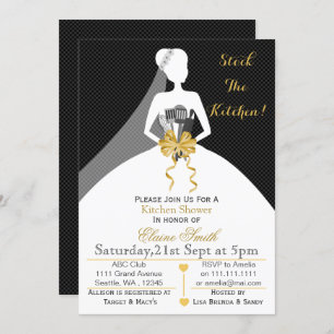Stock de la cuisine Invitation douche nuptiale