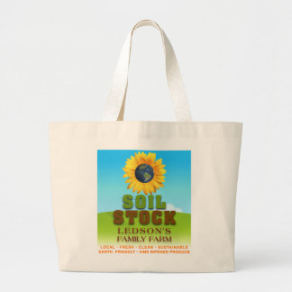 Stock de sol - sac de toile de ferme de la famille