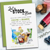 Stock die Dusche der Bar Alocholic Drinks Couples