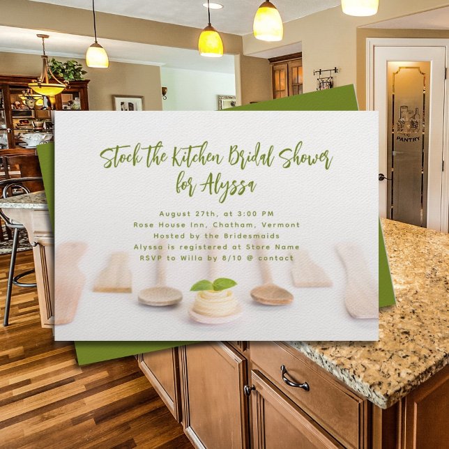 Stock die Küchen Bridal Dusche Einladungen (Von Creator hochgeladen)