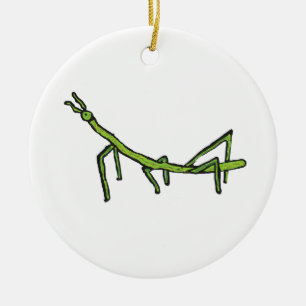 Stock-Insekt Keramik Ornament