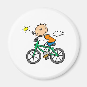 Stock-Jungen-Reitfahrrad Magnet