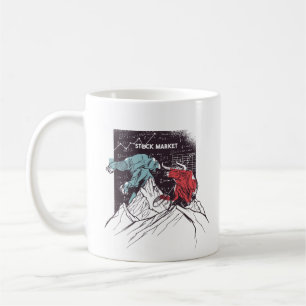 Stock Market Bull et Bear Coffee Mug