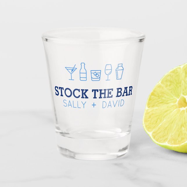 Stock The Bar Shotglas  Schnapsglas (Vorderseite)